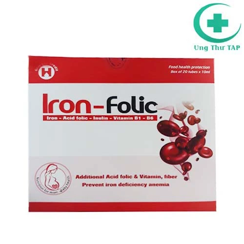 Ironfolic - giúp phòng ngừa thiếu máu do thiếu sắt hiệu quả