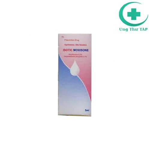 Isotic Moxisone - Thuốc điều trị nhiễm khuẩn mắt, chống viêm mắt