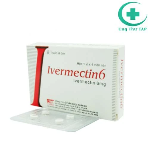 Ivermectin 6 - Thuốc điều trị bệnh giun chỉ Onchocerca hiệu quả