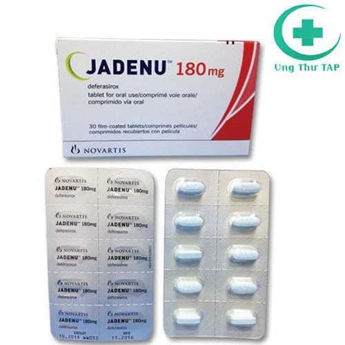 Jadenu 180mg - Thuốc điều trị quá tải lượng sắt mãn tính