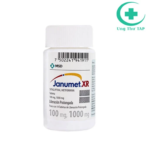 Janumet XR 100mg/1000mg - Điều trị bệnh đái tháo đường hiệu quả