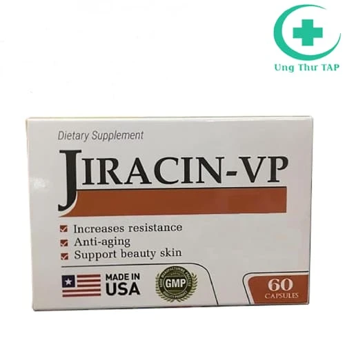Jiracin VP - Sản phẩm hỗ trợ tăng cường sức khoẻ của Mỹ