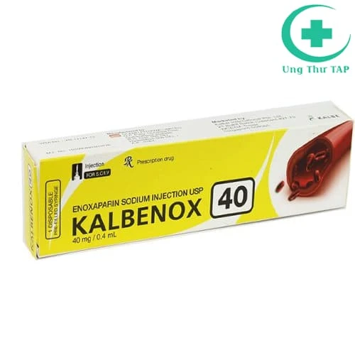 Kalbenox 40mg/0,4ml - Thuốc điều trị tiêu huyết khối tĩnh mạch