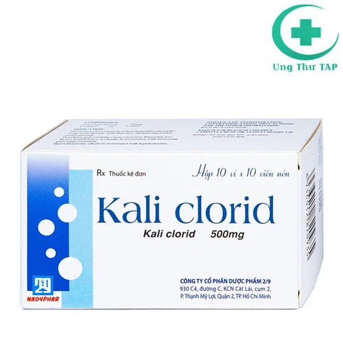 Kali clorid - Thuốc phòng ngừa và điều trị giảm kali huyết