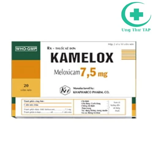 Kamelox 7,5 Khapharco - Thuốc điều trị viêm đau xương khớp