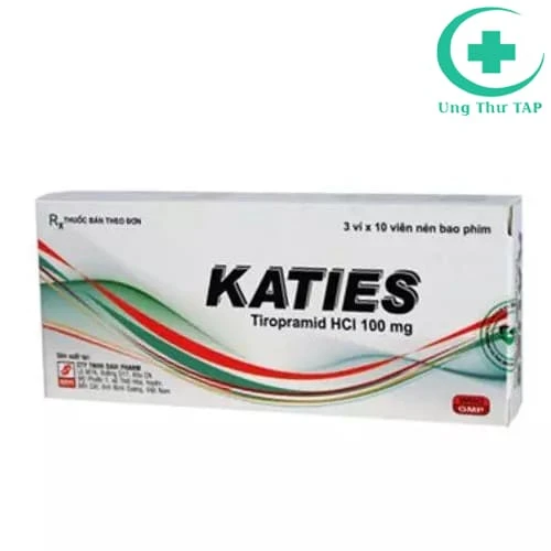 Katies 100mg -  Thuốc điều trị cơn đau co thắt của DAVIPHARM