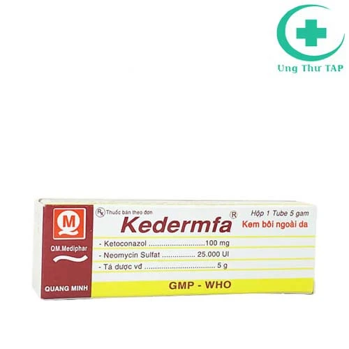 Kedermfa 5g - Thuốc điều trị nấm bẹn, nấm bàn tay, bàn chân