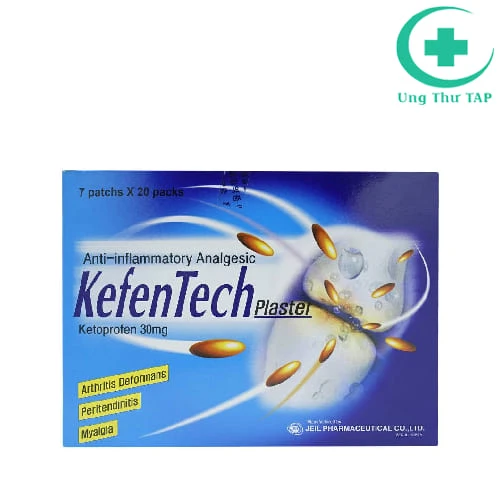 KefenTech Plaster 30mg Jeil Pharm - Thuốc điều trị viêm khớp