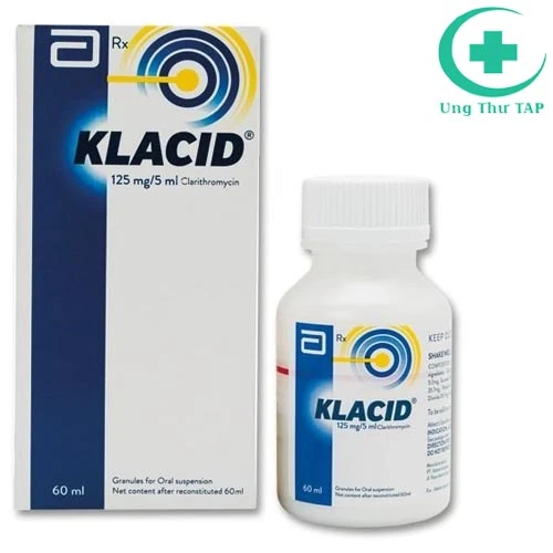 Klacid 125mg/5ml - Thuốc kháng viêm,chống virus mới