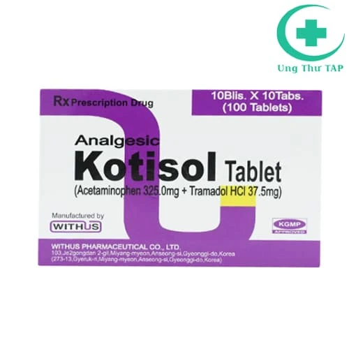 Kotisol - Thuốc điều trị các cơn đau từ mức trung bình đến nặng