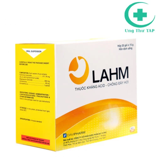 Lahm - Thuốc điều trị ợ nóng, trào ngược dạ dày thực quản