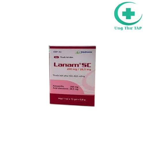 Lanam SC 200mg/ 28,5mg - Thuốc chống viêm tai mũi họng