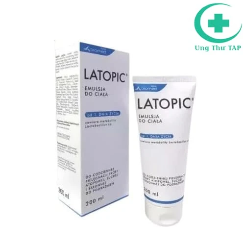 Latopic Body Emulsion 200ml - Nhũ tương hỗ trợ điều trị viêm da