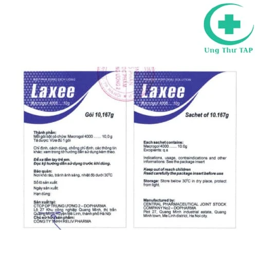Laxee 4000mg/10g Dopharma - Thuốc điều trị triệu chứng táo bón