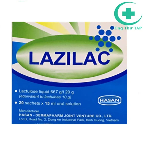Lazilac - Thuốc điều trị táo bón, bệnh não gan hiệu quả