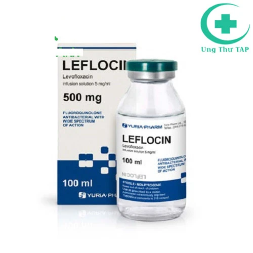 Leflocin 500mg/100ml -  Điều trị nhiễm trùng nhẹ, trung bình & nặng