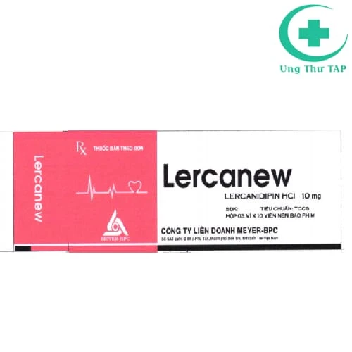 Lercanew - Thuốc điều trị tăng huyết áp vô căn hiệu quả