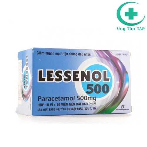 Lessenol 500 - Thuốc giảm đau hạ sốt hiệu quả của Becamex