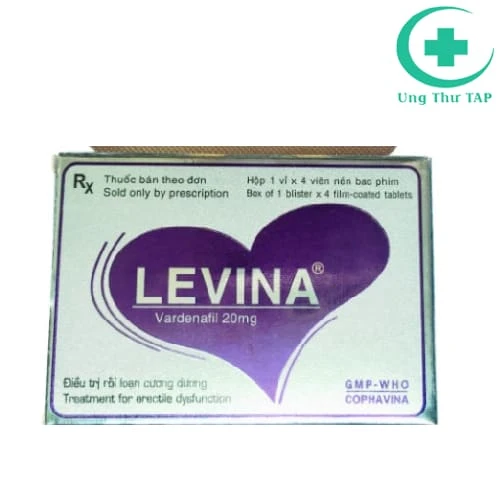 Levina 20mg Armephaco - Điều trị rối năng cương dương hiệu quả