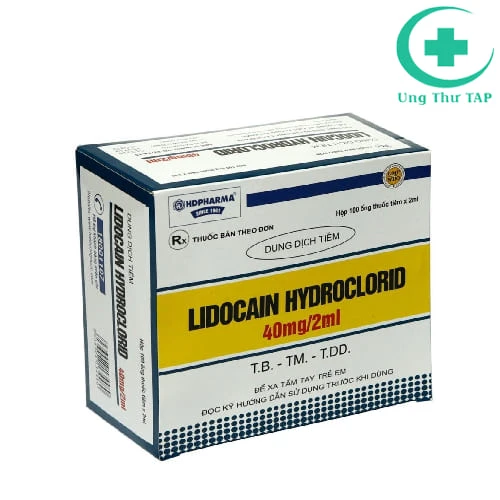 Lidocain hydroclorid 40mg/2ml - Thuốc gây tê hiệu quả