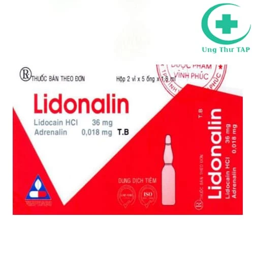 Lidonalin - Thuốc gây tê, giảm đau tại chỗ