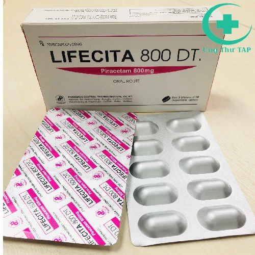 Lifecita 800 DT - Thuốc  điều trị các bệnh do tổn thương não