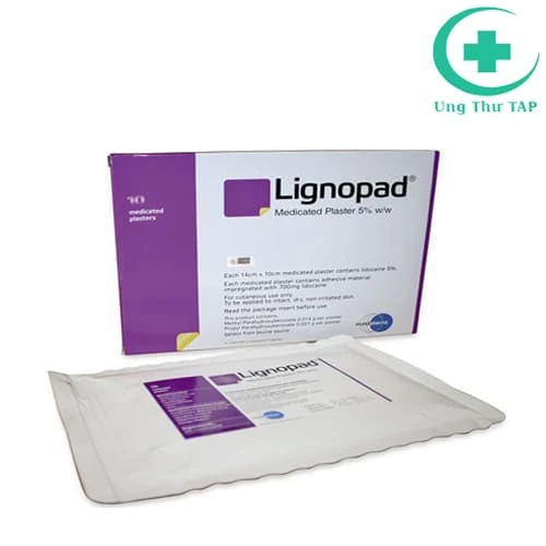 Lignopad Medicated Plaster 5% Mundipharma - Trị đau dây thần kinh