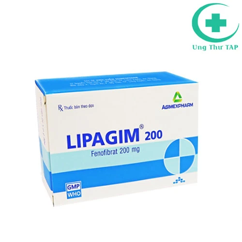 Lipagim 200 - điều trị tăng cholesterol, lipoprotein trong máu