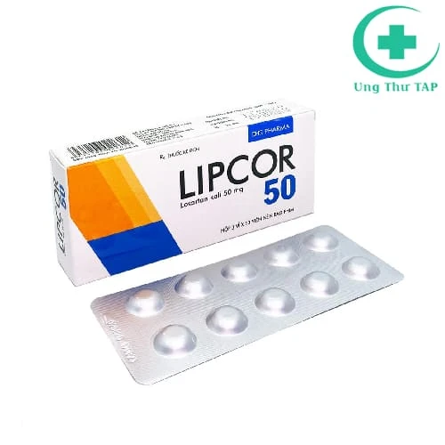 Lipcor 50mg - Thuốc điều trị tăng huyết áp hiệu quả