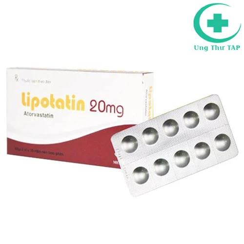 Lipotatin 20mg - Thuốc giúp giảm cholesterol trong máu hiệu quả