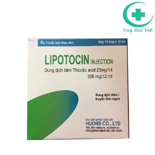 Lipotocin Injection 300mg/12ml Huons - Trị các rối loạn cảm giác