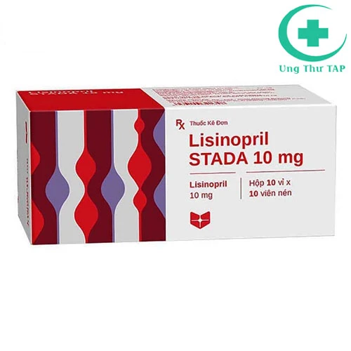 Lisinopril Stada 10 mg - Thuốc điều trị tăng huyết áp, suy tim
