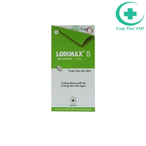 Lodimax 5mg OPV - Thuốc điều trị cao huyết áp, đau thắt ngực
