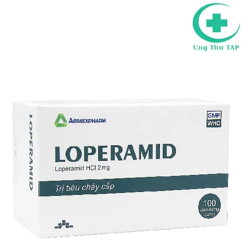 Loperamid 2mg Agimexpharm - Thuốc điều trị tiêu chảy cấp
