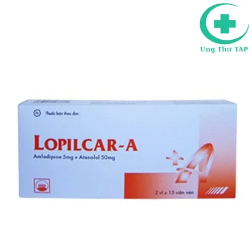 Lopilcar-A Pymepharco - Thuốc điều trị bệnh tăng huyết áp