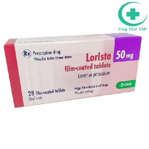 Lorista 50 - Thuốc điều trị tăng HA hiệu quả
