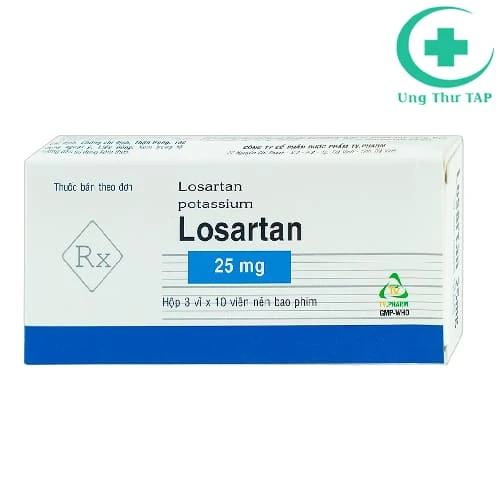 Losartan 25 TV.Pharm - Thuốc điều trị tăng huyết áp hiệu quả