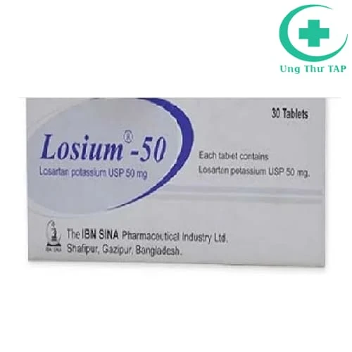 Losium 50 - Thuốc điều trị tăng HA từ nhẹ đến trung bình