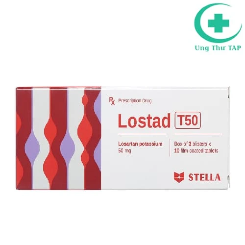 Lostad T50 - Thuốc điều trị tăng HA từ nhẹ đến trung bình