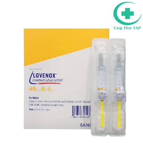 Lovenox 40mg - Thuốc điều trị cơn đau thắt ngực, nhồi máu cơ tim