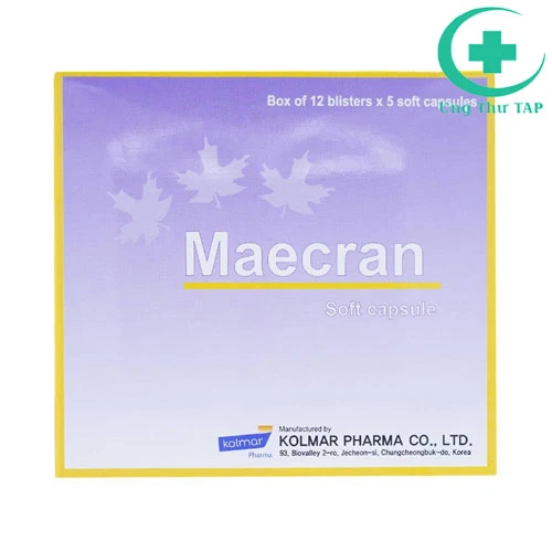 Maecran - hỗ trợ điều trị các bệnh mãn tính hiệu quả của Hàn Quốc