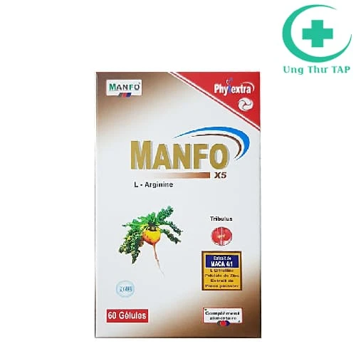 Manfo X5 - Hỗ trợ bổ sung nội tiết tố nam testosterone