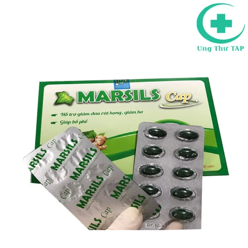 Marsils cap - Viên ngậm điều trị ho, đau rát họng hiệu quả
