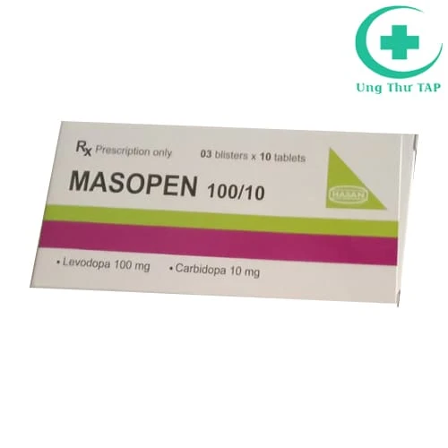 Masopen 100/10 - Thuốc điều trị các triệu chứng bệnh Parkison 