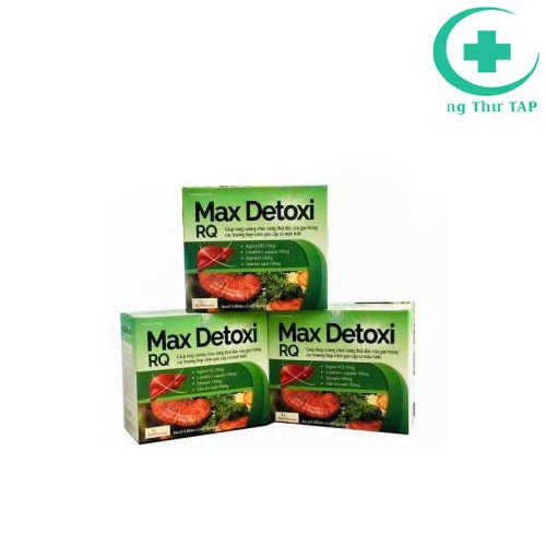 Max Detoxi RQ - Sản phẩm hỗ trợ điều trị sơ gan, viêm gan do virus