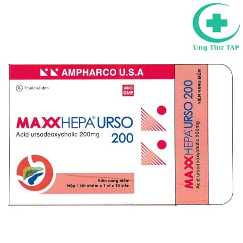 Maxxhepa urso 200 - Thuốc điều trị hư hại chức năng tạo mật