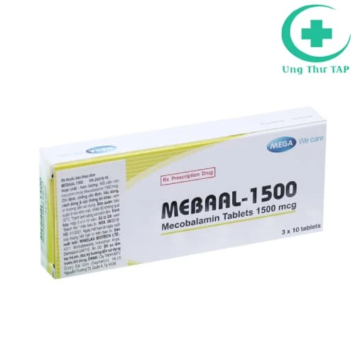 Mebaal 1500 Mega Wecare - Thuốc điều trị bệnh lý thần kinh