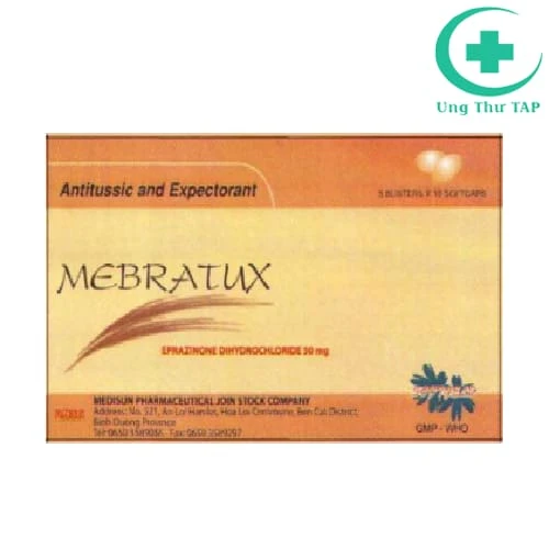 Mebratux - Thuốc điều trị viêm phế quản, viêm xoang hiệu quả