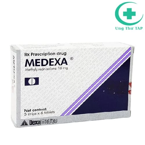 Medexa 16mg - Thuốc điều trị viêm, rối loạn vỏ thượng thận
