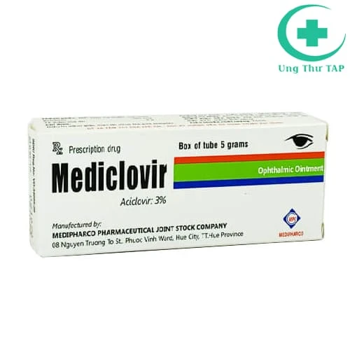 Mediclovir - Thuốc điều trị Viêm kết mạc hiệu quả, an toàn